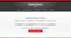 Desktop Screenshot of detektei-reiterer.at