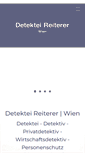 Mobile Screenshot of detektei-reiterer.at